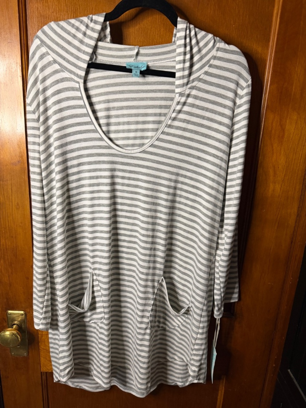 Women's Striped Hoodie XL